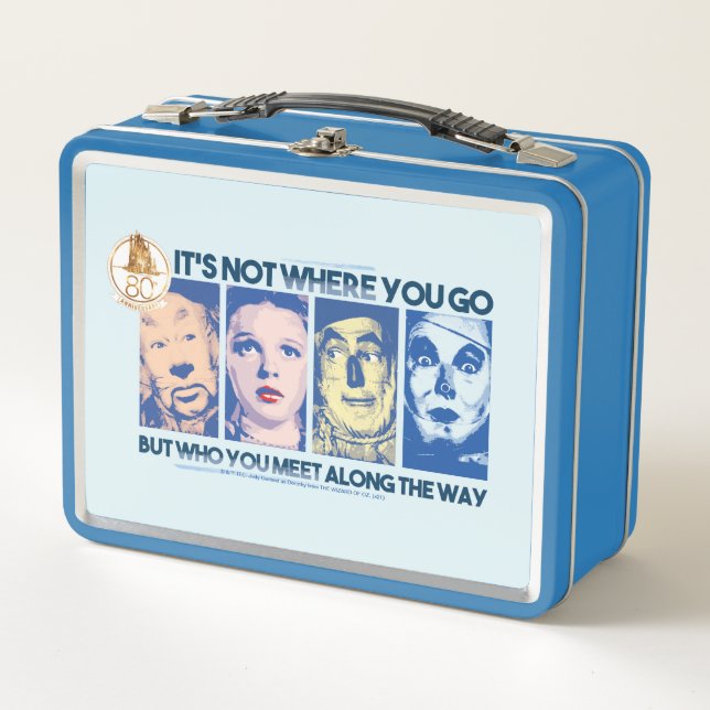 The Wizard Of Oz™ | Who You Meet Along The Way Metal Lunch Box (Front)