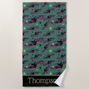 The Wizard Of Oz™   Wicked Witch™ Pattern Beach Towel
