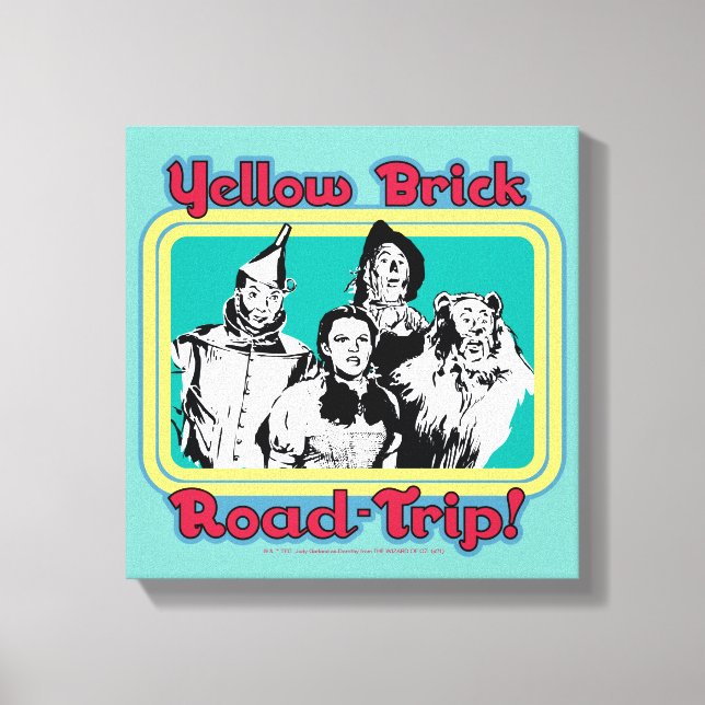 The Wizard Of Oz™ | Yellow Brick Road-Trip! Canvas Print (Front)