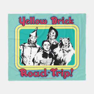 The Wizard Of Oz™ Yellow Brick Road-Trip! Fleece Blanket