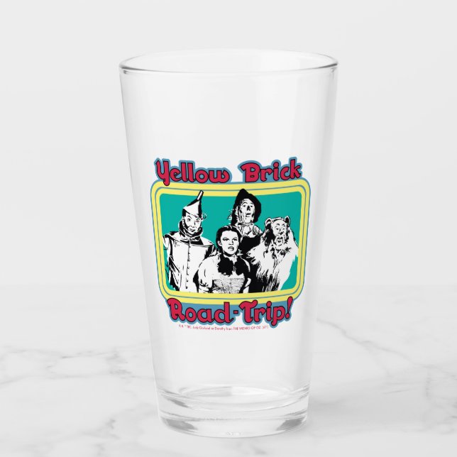 The Wizard Of Oz™ | Yellow Brick Road-Trip! Glass (Front)
