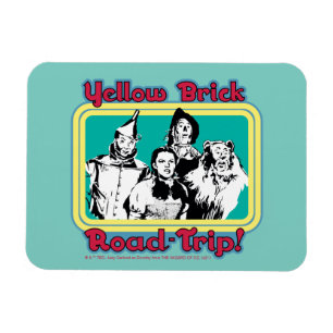 The Wizard Of Oz™   Yellow Brick Road-Trip! Magnet
