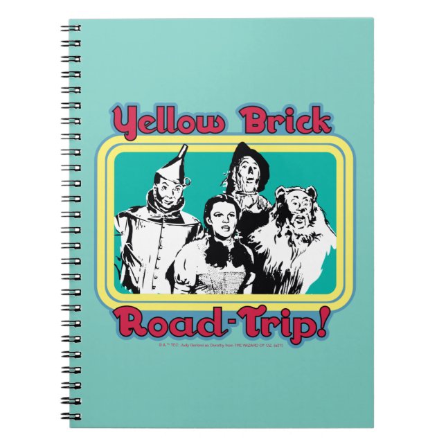 The Wizard Of Oz™ | Yellow Brick Road-Trip! Notebook (Front)