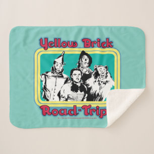The Wizard Of Oz™ Yellow Brick Road-Trip! Sherpa Blanket