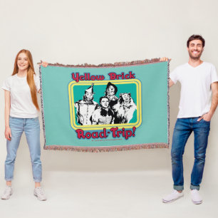 The Wizard Of Oz™ Yellow Brick Road-Trip! Throw Blanket