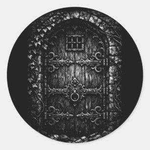The Wizard’s Door — by BurnsInHell Classic Round Sticker