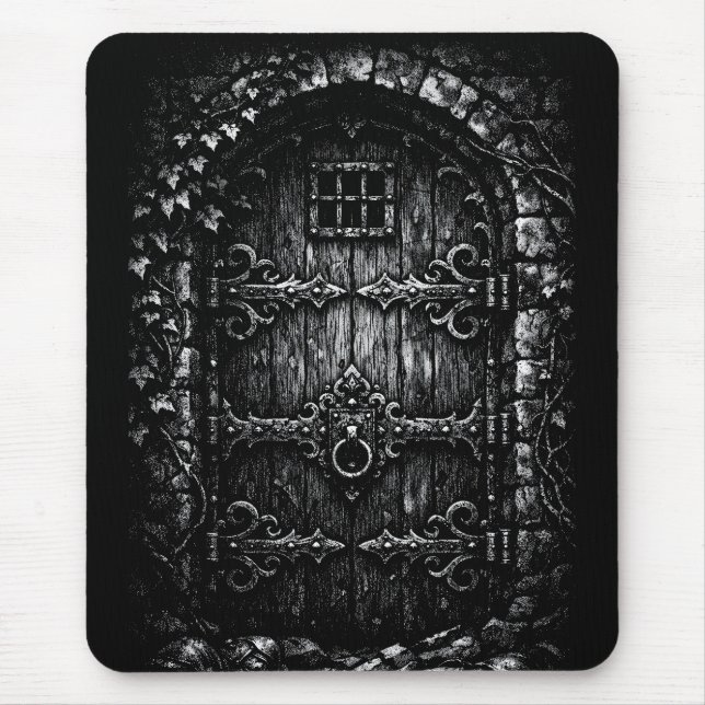 The Wizard’s Door — by BurnsInHell Mouse Pad (Front)