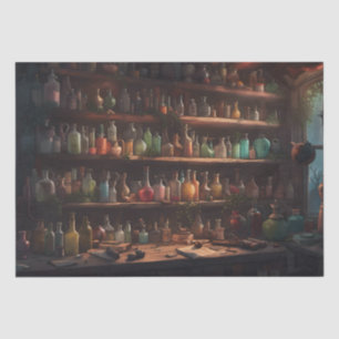 The Wizards Apothecary   Digital Art Tissue Paper