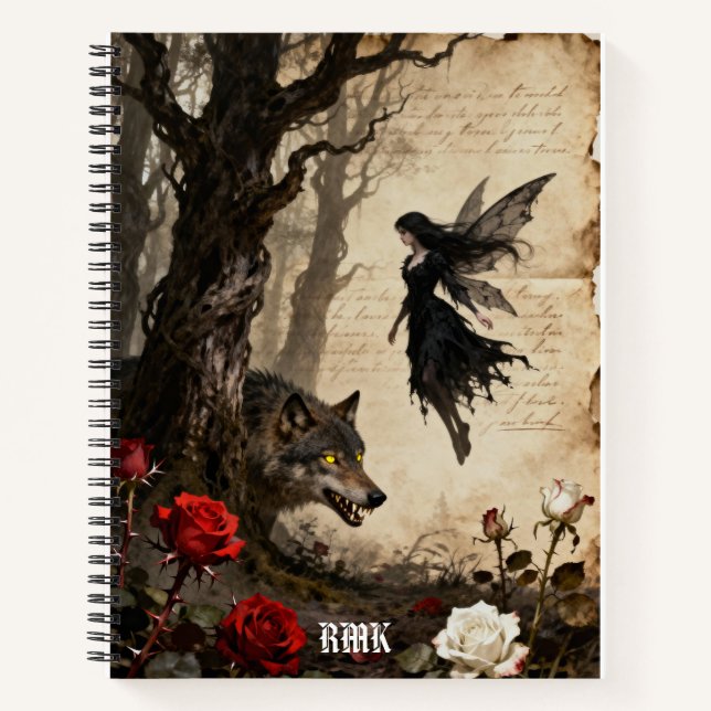 The Wolf and The Fairy Notebook (Front)