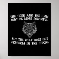 The Wolf Doesn't Perform In The Circus Cool Wolf M