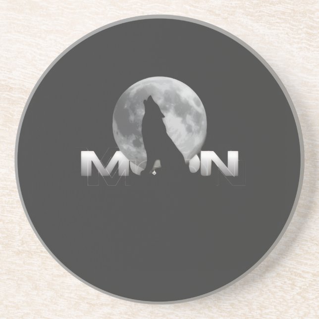 the wolf`s cry under the full moon coaster (Front)