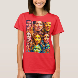 The woman and her expressions T-Shirt