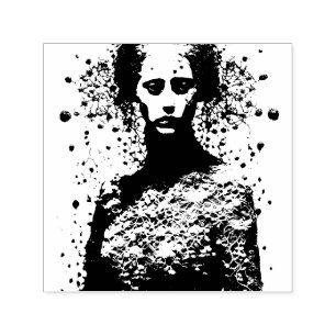 The Woman in Lace Self-inking Stamp