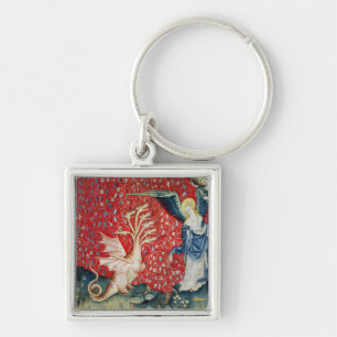 The Woman Receiving Wings to Flee the Dragon Keychain