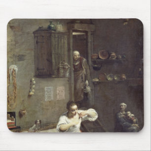 The Woman with the Flea Mouse Pad