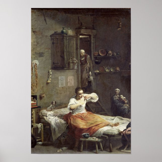 The Woman with the Flea Poster (Front)