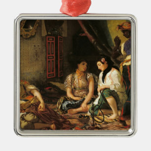 The Women of Algiers in their Apartment, 1834 Metal Ornament