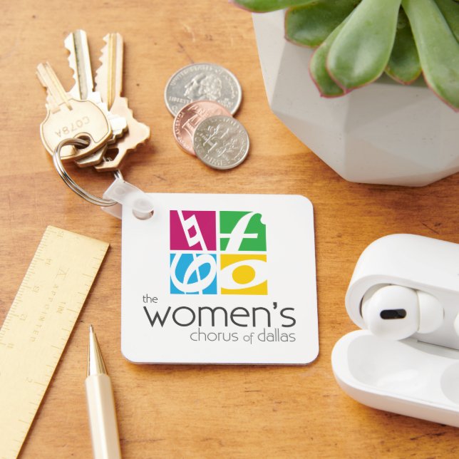 The Women's Chorus of Dallas Logo Keychain (Desk)
