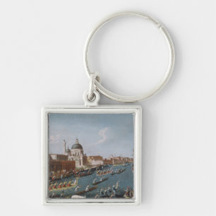The Women's Regatta on the Grand Canal, Venice Keychain