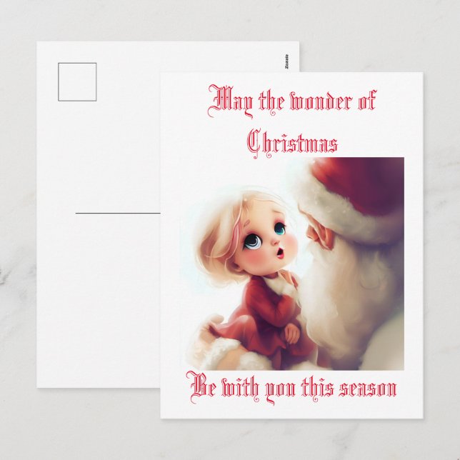 The Wonder of Christmas Christmas card (Front/Back)
