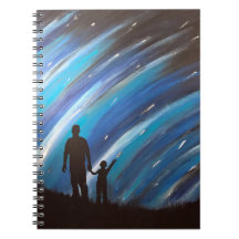 The Wonder of Fatherhood Spiral Notebook