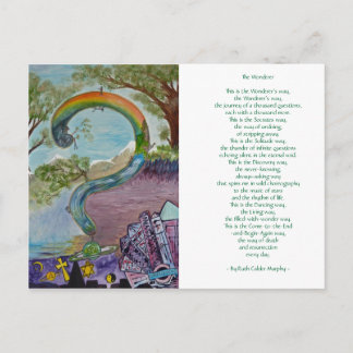 The Wonderer - By Ruth Calder Murphy - Postcard