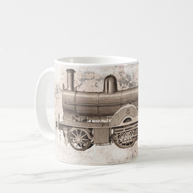 The wonderful age of steam locomotion coffee mug (Front Left)