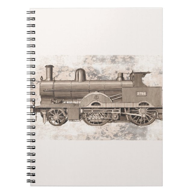 The wonderful age of steam locomotion notebook (Front)