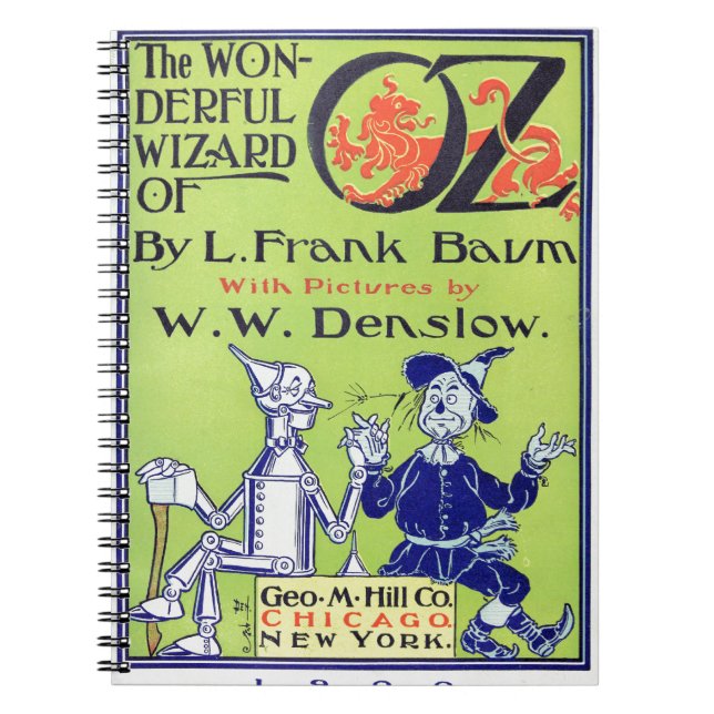 The Wonderful Wizard of Oz -- 1900 Notebook (Front)