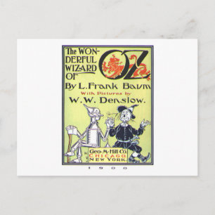 the wonderful wizard of oz postcard