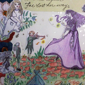 The Wondering Wanderer Tri-Fold Holiday Card