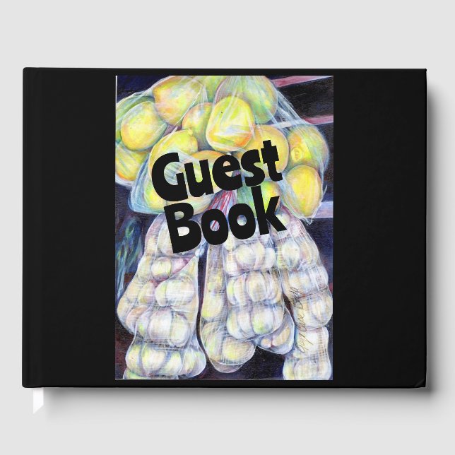 The Wonders of the Wet Markets, Singapore Guest Book (Front)