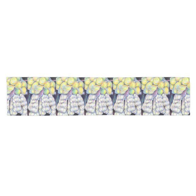 The Wonders of the Wet Markets, Singapore Short Table Runner (Horizontal)