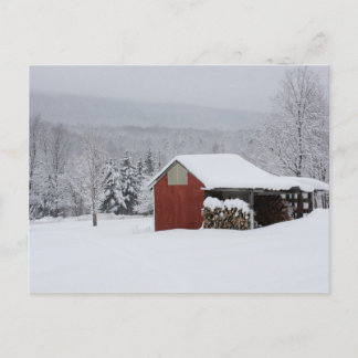 The wood shed postcard
