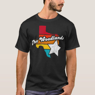 The Woodlands Texas Vintage Distressed Souvenir 2 T-Shirt