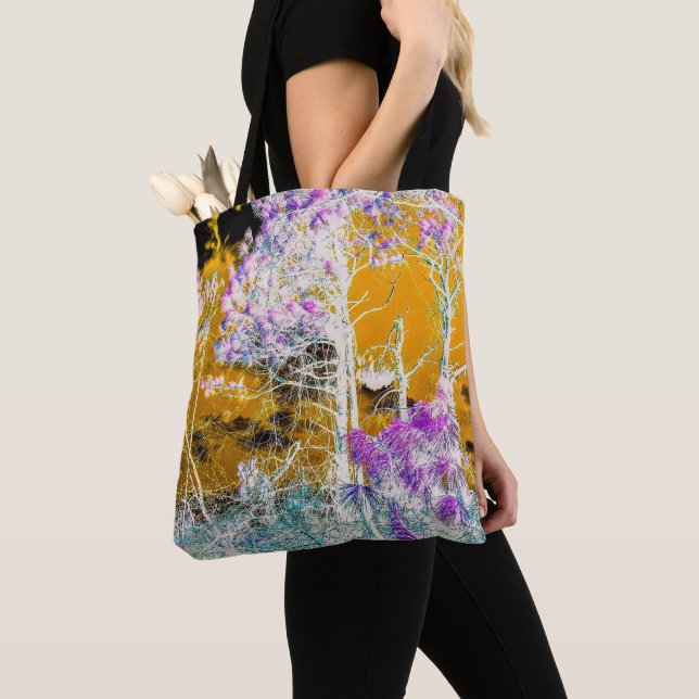 The Woods after Ian  Tote Bag (Close Up)