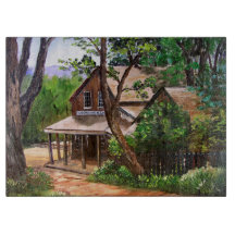 The Woodside Store Glass Cutting Board