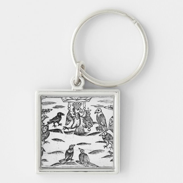 The Woody Choristers or The Birds Harmony Keychain (Front)