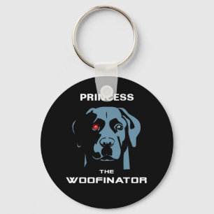 The Woofinator Labrador Keychain