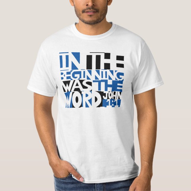 The Word_Blue T-Shirt (Front)