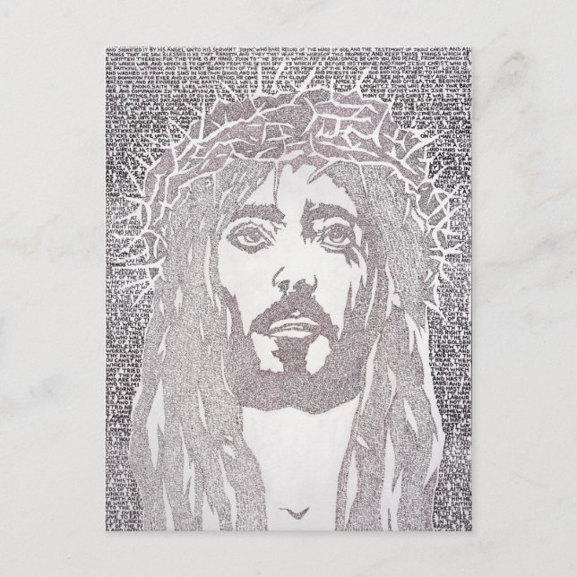 The Word is Christ Postcard (Front)