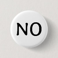 The Word No Statement Text Minimalist Black White