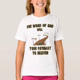 The Word Of God Will Light Girl's T-Shirt