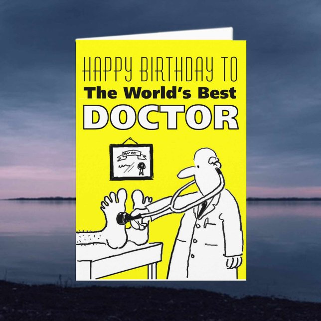 The Word's Best Doctor - Happy Birthday Card (Creator Uploaded)