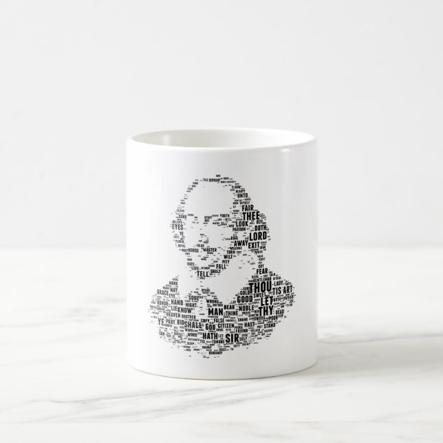 The Words of Shakespeare Coffee Mug (Center)
