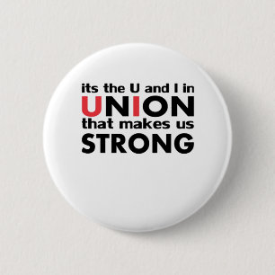 The Work Union That Makes Us Strong Classic 2 Inch Round Button