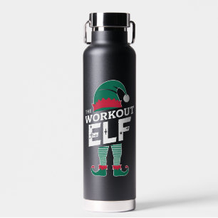 The Workout Elf Group Matching Family Christmas  Water Bottle