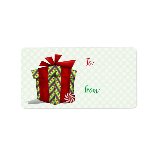 The Workshop Christmas Whimsey Label (Front)