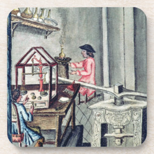 The Workshop of Silversmiths, from a silversmith b Coaster