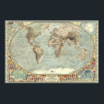 The World - 1914 Poster<br><div class="desc">Political map of the world in January 1914</div>
